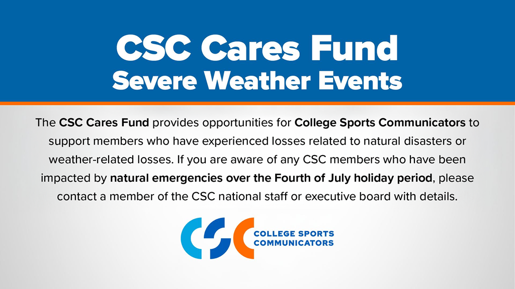 CSC offers support for members affected by natural emergencies over the Fourth of July holiday